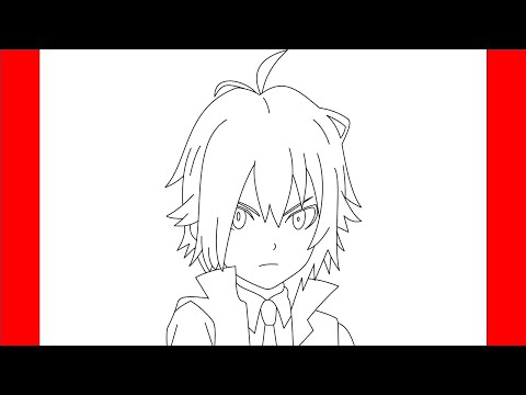 How To Draw Shu Kurenai From Beyblade - Step By Step Drawing