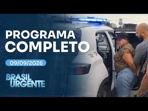 'Tesoureira' ligada a Beira-Mar é presa no Rio e sorri ao ser gravada | BRASIL URGENTE | 09/09/26