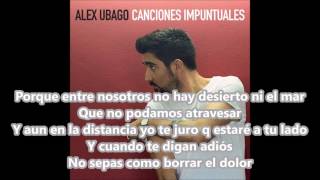 Alex Ubago feat Luis Fonsi - Cuenta Conmigo (letra)