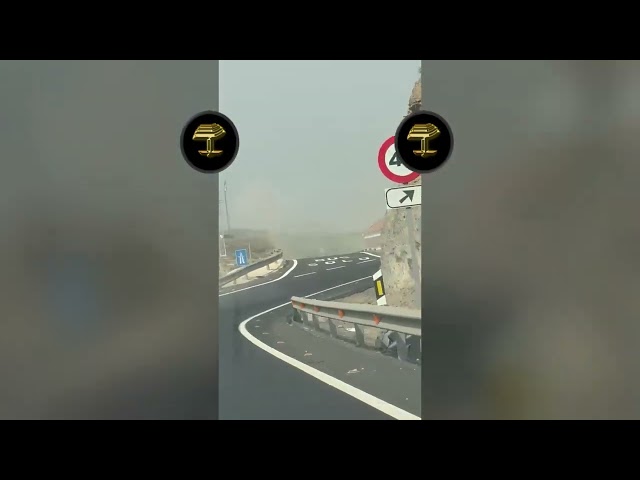 Brutal accidente en Tenerife