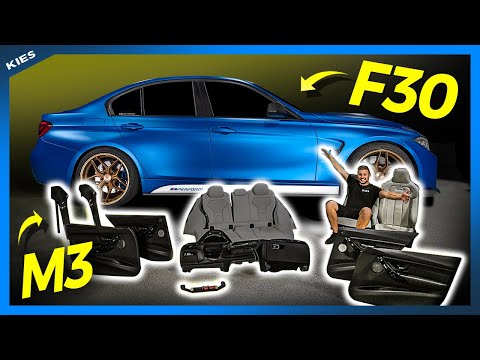 Installing FULL F80 M3 interior in my 335i GIVEAWAY CAR! I hope it fits 😬