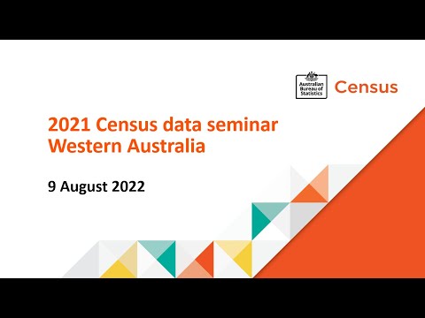 2021 Census data seminar – Western Australia