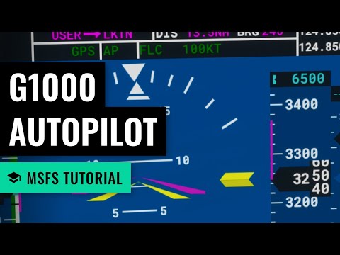 MSFS: Autopilot basics in the Cessna 172 (G1000) - Microsoft Flight Simulator