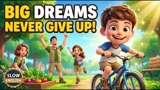 The Summer of Big Dreams 🌞 | English Story for Beginners (A1-A2) | Slow English