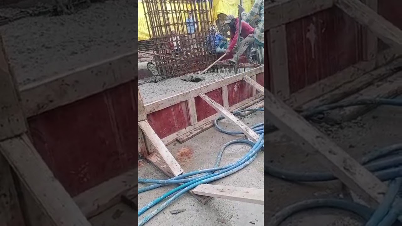 Concrete, Easy flow, High slump, M25, Footing cast, Easy to pump in narrow space, Workable concrete