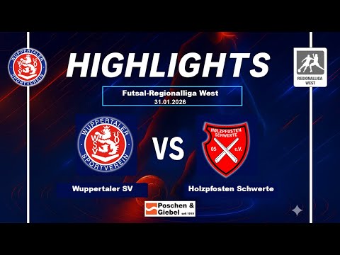 14. Spieltag: Wuppertaler SV vs. Holzpfosten Schwerte - Futsal-Regionalliga-West 25/26