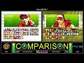 The King Of Fighters 2001 Dreamcast Vs PlayStation 2 Side By Side Comparison