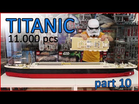 LEGO MOC TITANIC 2,4 m long - 11.000 pcs - Part 10 - Lego Speed Build