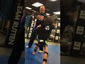 Jr getting a great lesson from El Guapo (Bas Rutten)