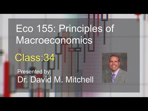 Eco 155: Principles of Macroeconomics Class 34
