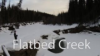 preview picture of video 'Winter Trip up Flatbed Creek - Tumbler Ridge, British Columbia'