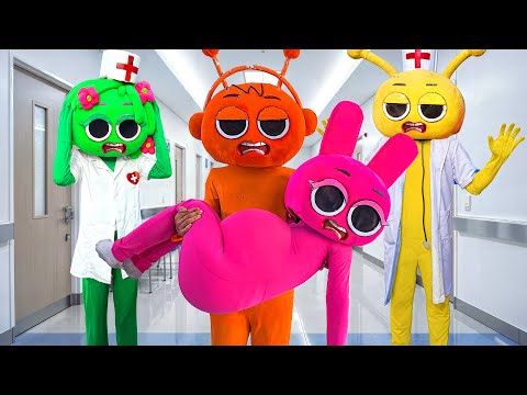 Emergency! Emergency!! Pinki is about to give birth 😱💥| Incredibox Sprunki In Real Life