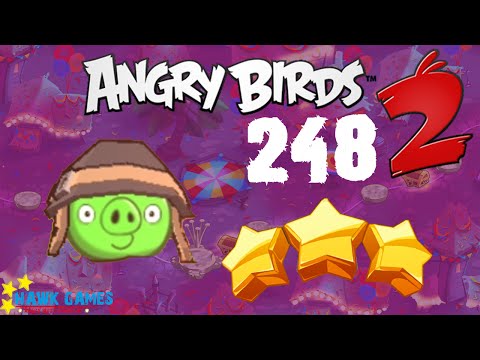 Angry Birds 2 - 3 Stars Walkthrough Level 248 [4K 60FPS]