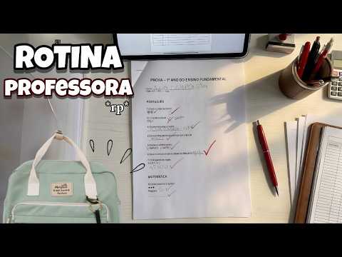 ? ROTINA DE UMA PROFESSORA | CORREÇÃO DE PROVAS ✏️ | ESCOLA TOGETHER RP