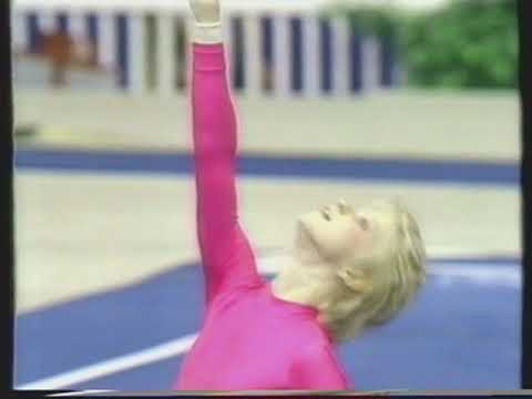 Ulrike Klotz (GDR) - Worlds 1985 - Floor Exercise Final