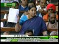 Smt Smriti Irani S Speech In Reply To Debate On JNU And Rohith Vemula Issues 24 02 2016