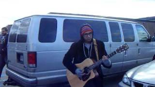 Justin Pierre from Motion City Soundtrack singing Let&#39;s Get Fucked Up And Die at DeWitt High School