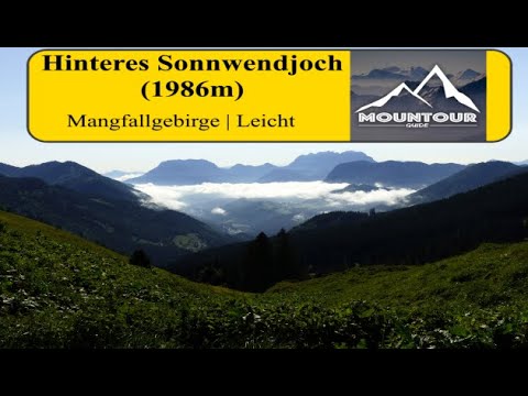 Aufstieg zum Hinteres Sonnwendjoch (1986m) | Mangfallgebirge | Über Bärenbadalm und den Burgstein