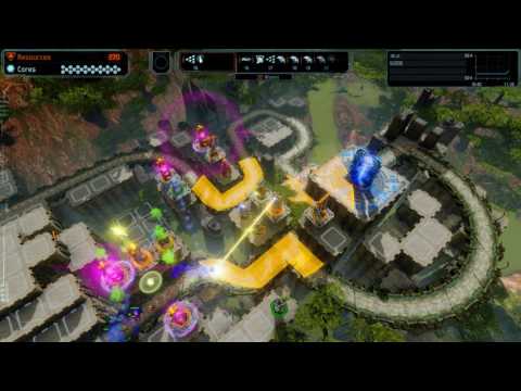 Defense Grid 2 - Mission 7 - Split Decision - No Red Towers - Normal - Gold