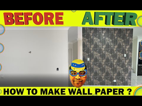 How To Hang Wallpaper  Like PRO !! SAVE MONEY $$$$ grass cloth wallpaper