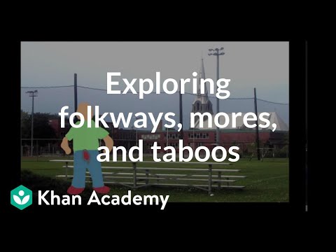 What is normal? Exploring folkways, mores, and taboos | Behavior | MCAT | Khan Academy