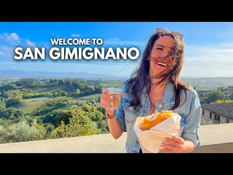 A Day in San Gimignano, Italy! 🇮🇹 San Gimignano Travel Guide and Walking Tour!
