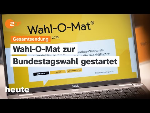 heute 19:00 Uhr vom 06.02.2025 Russische Sabotage, Wahl-O-Mat, Entlassungen in US-Behörden