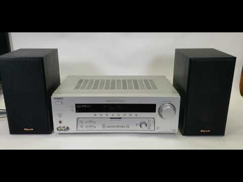 Sony STR-DE695 AM/FM AV Reciever Demo with Denon DCD-520 and Klipsch R-41M