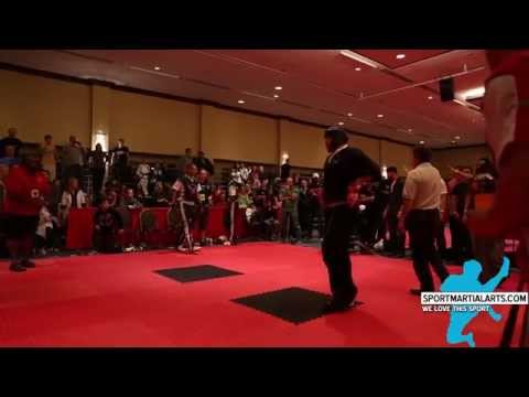 Trevor Nash vs BJ Carnahan - Men's Sparring - Diamond Nationals 2014