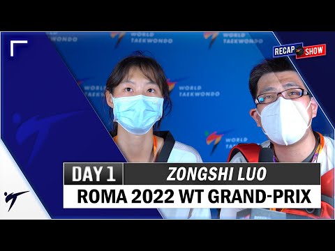 ZONGSHI LUO POST FIGHTS INTERVIEW - GOLD MEDALIST OF THE ROMA 2022 WT GRAND PRIX