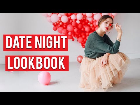 バレンタインデーのルックブック (Flirty Date Night Outfits | Valentine's Day Lookbook)