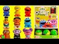 Genie Opens Sesame Street Ooshies Elmo Cookie Monster Big Bird