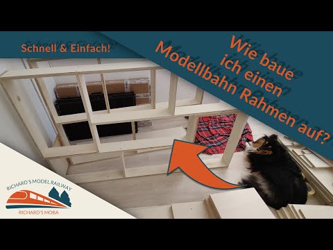 Modellbahn Holzrahmen leicht aufgebaut - Bau einer #Modelleisenbahn #H0