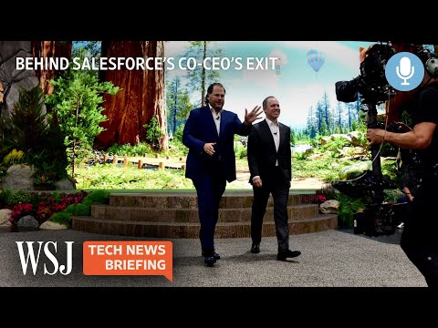 Tensions at Salesforce Rose Ahead of Co CEO’s Departure Tech News Briefing Podcast WSJ
