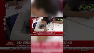 LGS yerleştirme sonuçları açıklandı #Shorts | A Haber