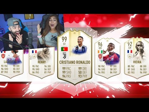 OMG HER MOST ICONS FUT DRAFT!! FIFA 19 Ultimate Team Draft