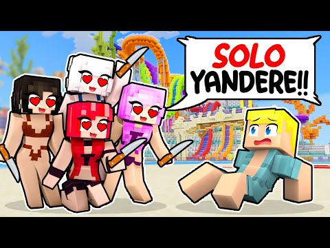 1 MASCHIO In Un ACQUA PARK SOLO YANDERE Su Minecraft!