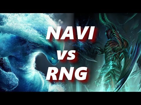 NAVI vs RNG highlights game 1 lower Bracket Finals | Dreamleague Season 10