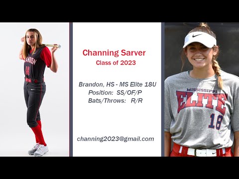 Channing Sarver '23 - softball workouts 9/24/21