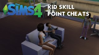 The Sims 4 Tutorial: Kid Sim Skill Point Cheats
