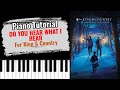 🎹DO YOU HEAR WHAT I HEAR by For King & Country (easy piano tutorial lesson free)