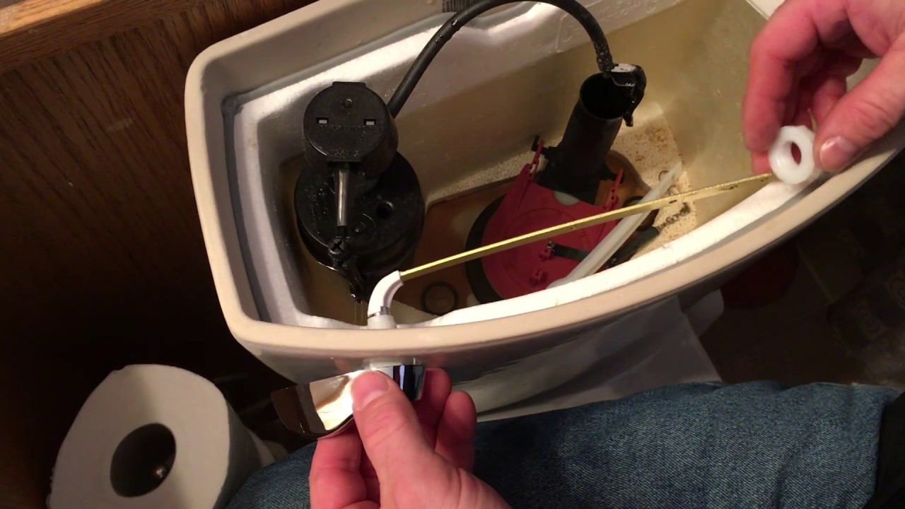 Watch video How To Replace A Toilet Flush Lever (Handle) Now How To Replace A Toilet Flush Lever (Handle)
