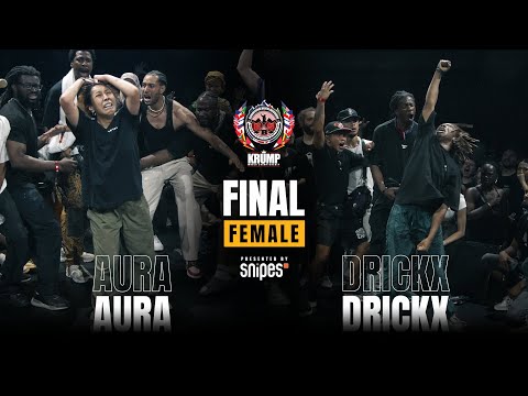 Aura vs Drickx | Female Final | EBS Krump 2023