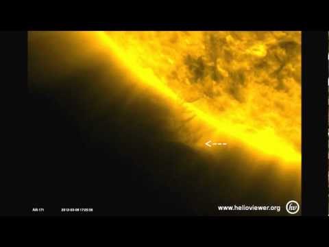 Strange Object Near The Sun 2012/03/07