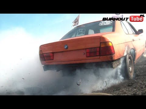 Finał pokazu mocy BMW E34 525 "KUBLOK" - Majówka z BMW Toruń 2018