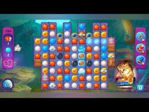 Fishdom 2022, no Boosters,   2164  level  -  прохождение без бустеров,   2164  уровень.