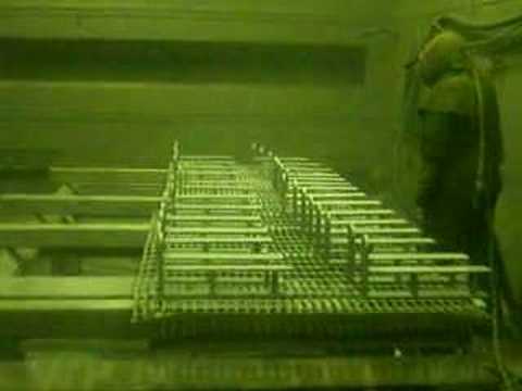 Sandblaster in action