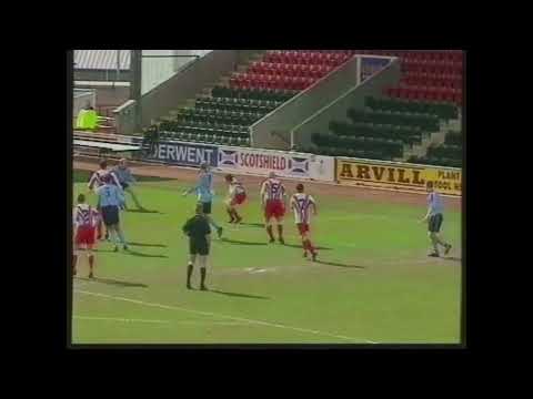 Airdrie v Clydebank - 22nd April 2000 Scottish League Division One at Shyberry Excelsior Stadium