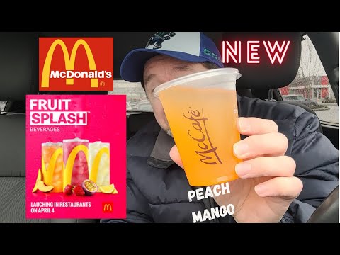 How good is the NEW Peach Mango Fruit Splash from Mcdonald's?