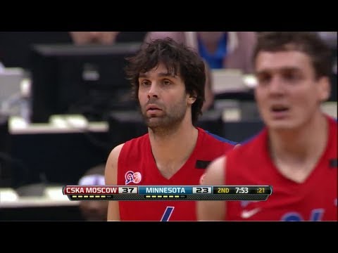 Milos Teodosic 26 Pts Highlights at Minnesota Timberwolves (2013.10.07) (NBA PRESEASON)